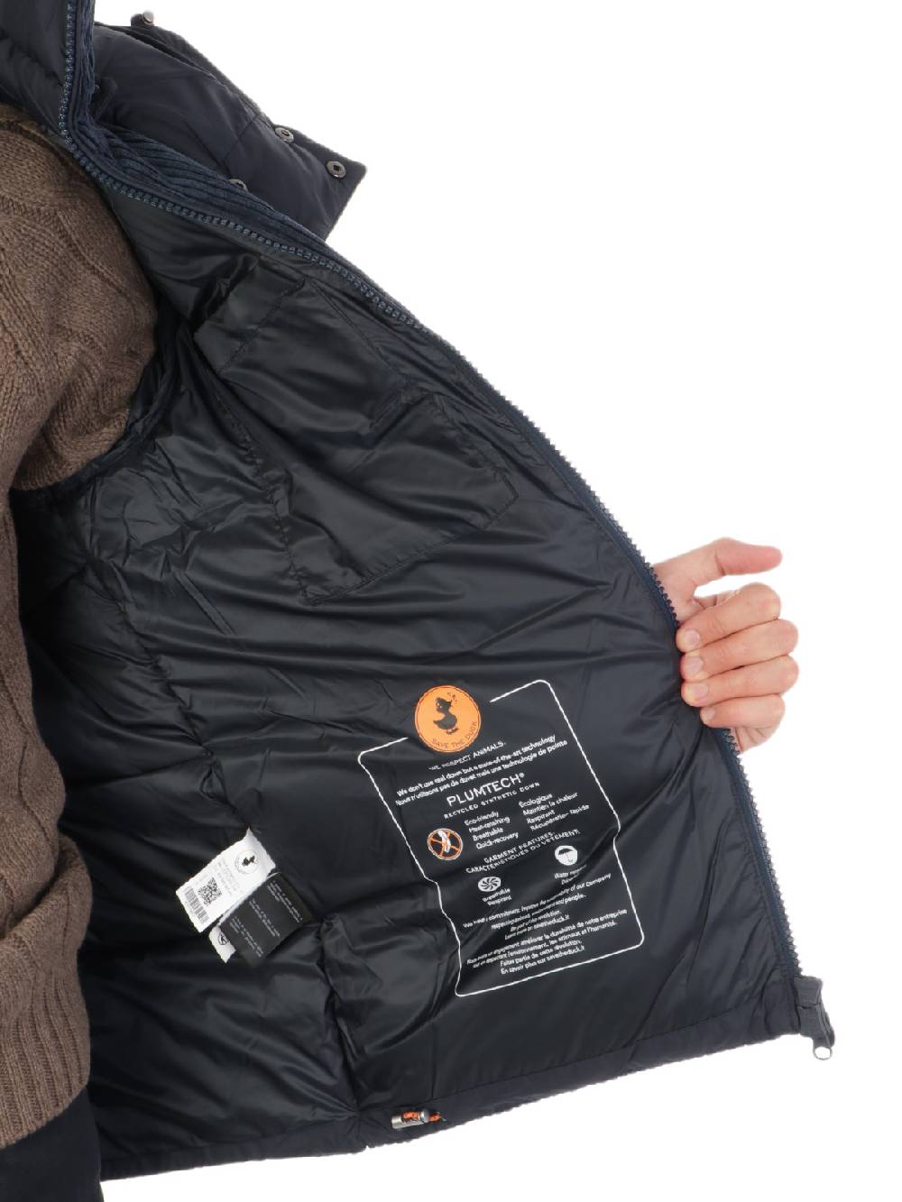 SAVE THE DUCK Giubbotto Uomo Albus In Velluto