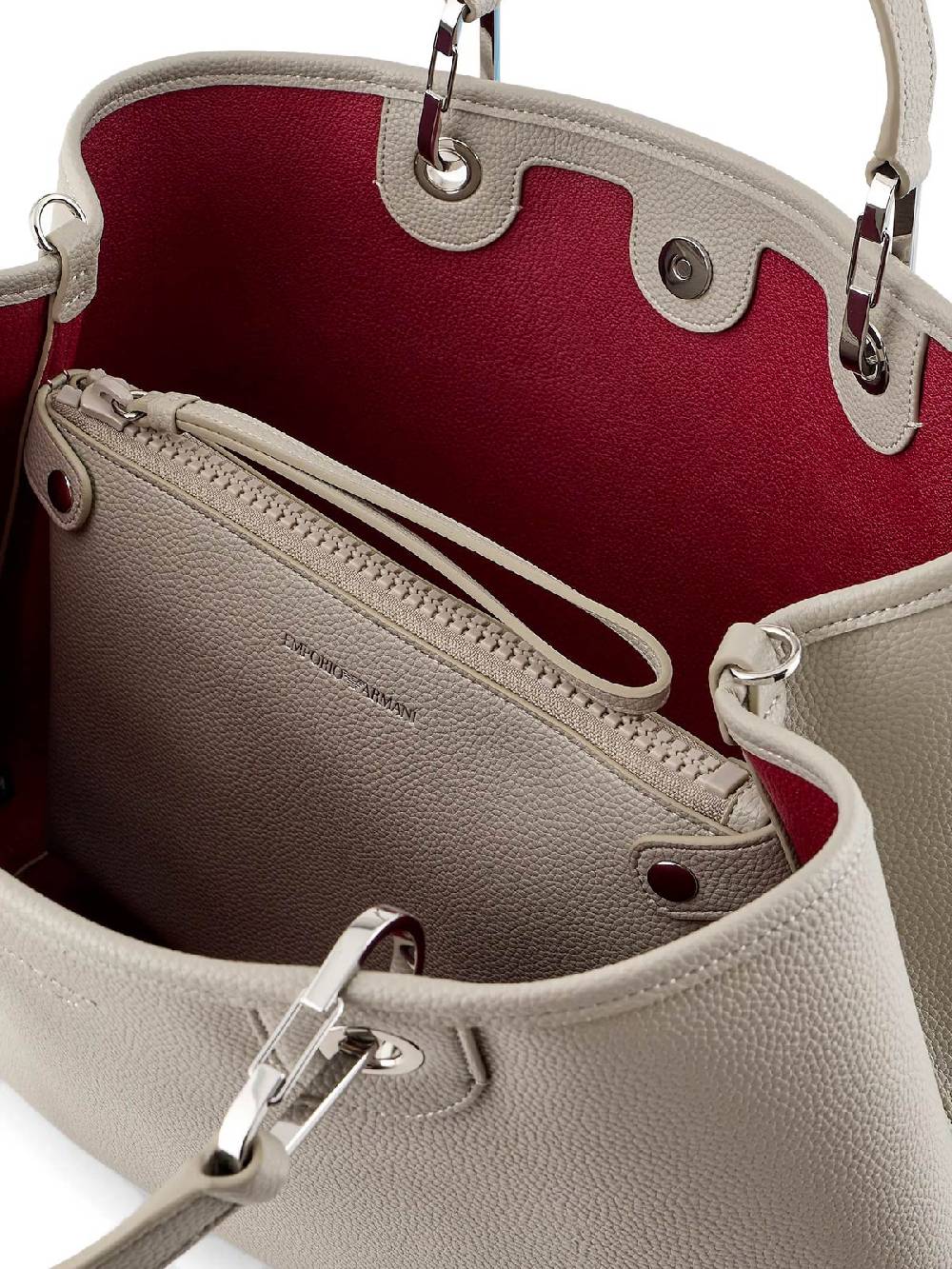 EMPORIO ARMANI Shopper Donna Stampa Cervo Sfoderata