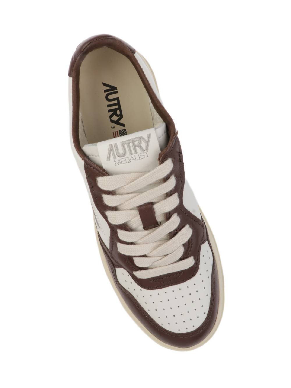 AUTRY Sneakers Donna Medalist Low In Pelle Bicolore