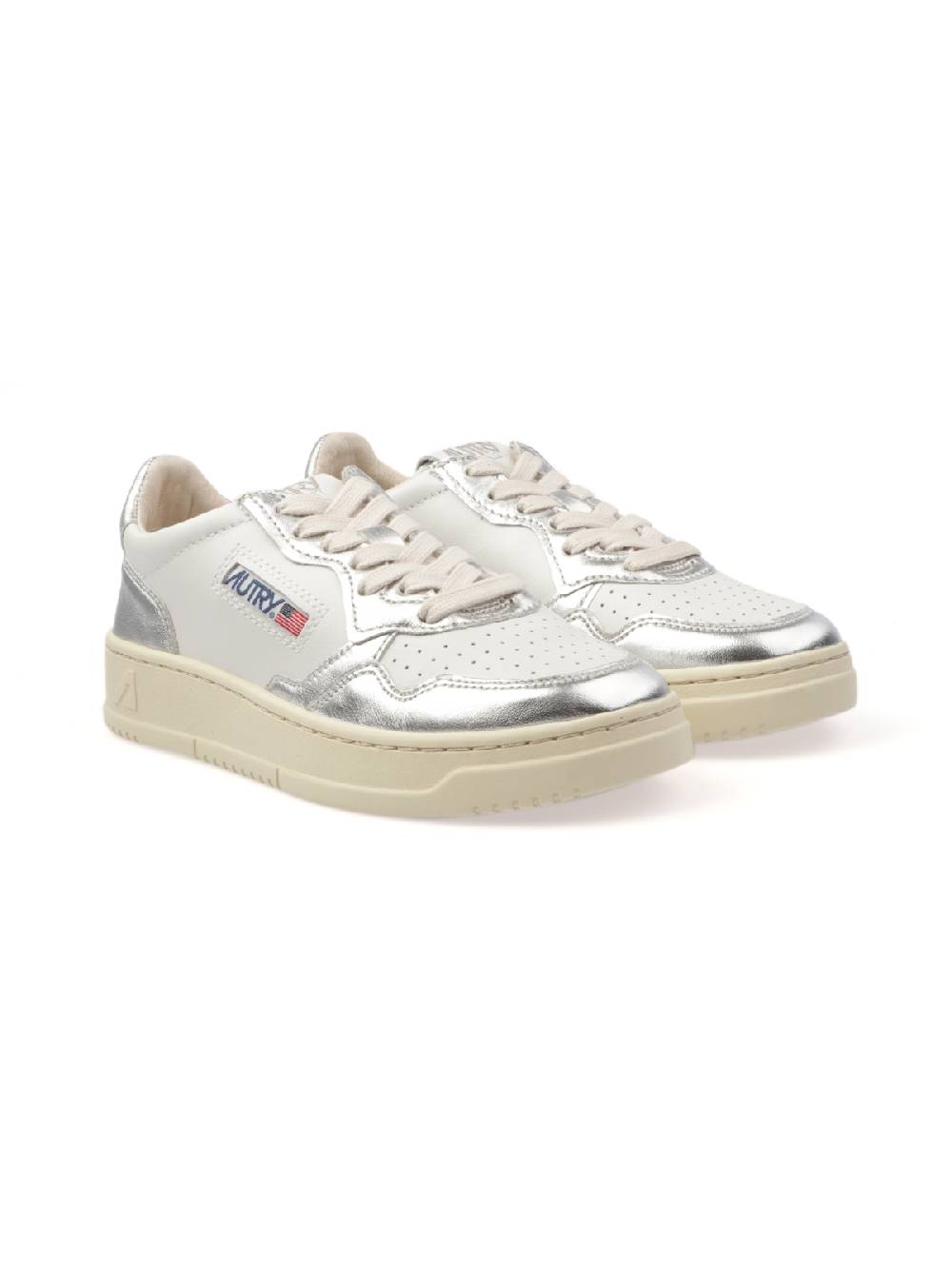 AUTRY Sneakers Donna Medalist Low in Pelle Bicolore
