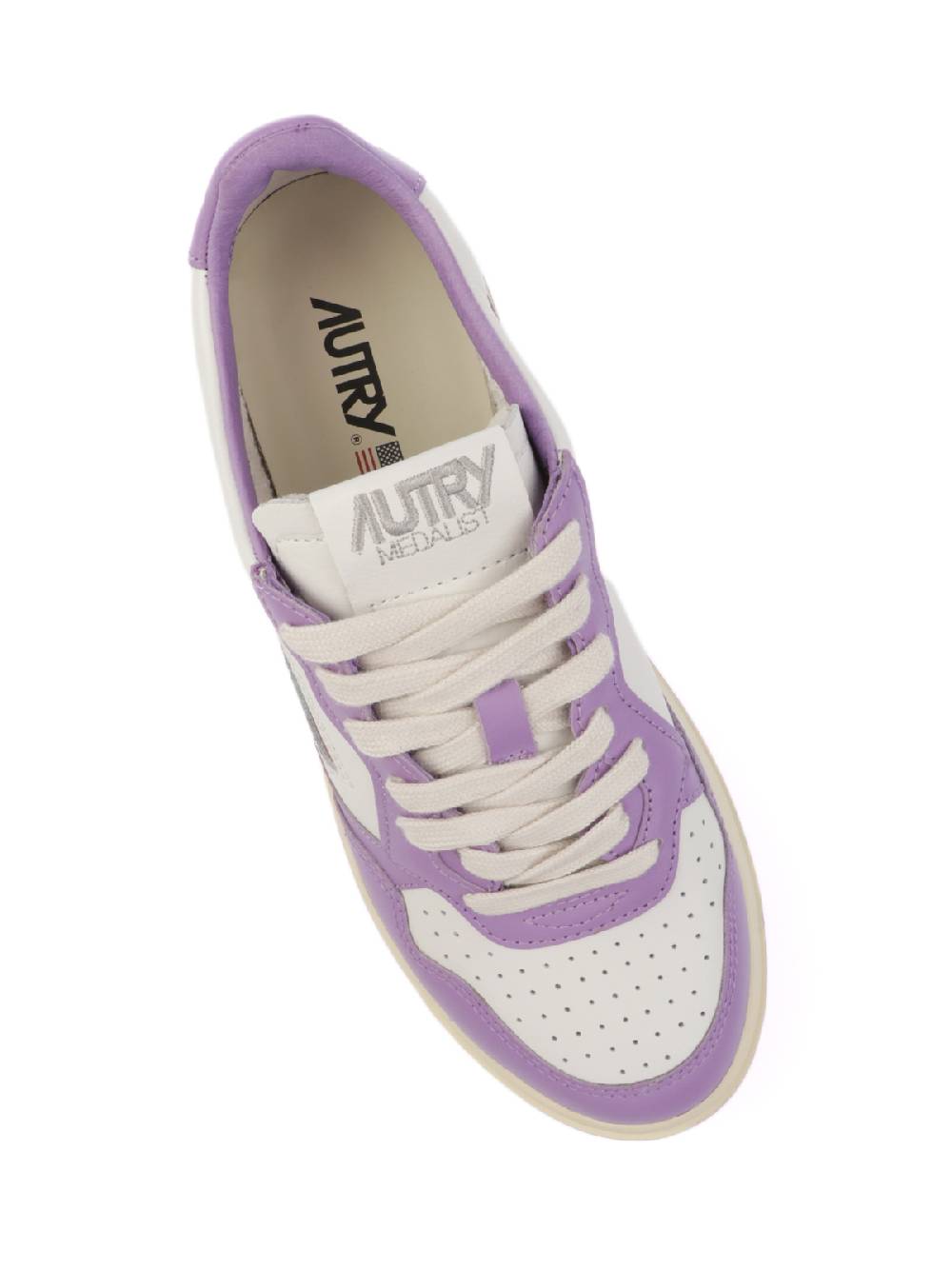 AUTRY Sneakers Donna Medalist Low In Pelle Bicolore