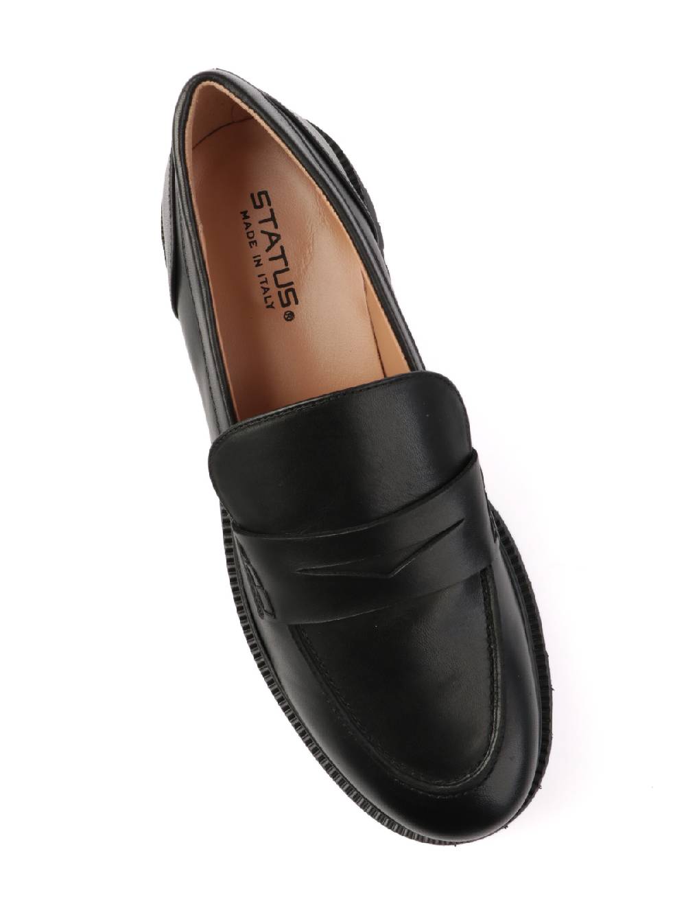 STATUS Mocassini Donna In Pelle Con Banda