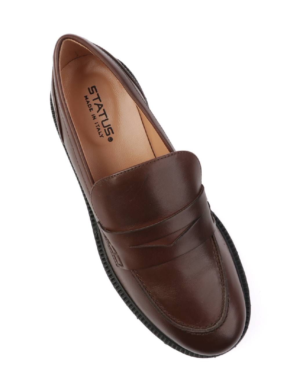 STATUS Mocassini Donna In Pelle Con Banda