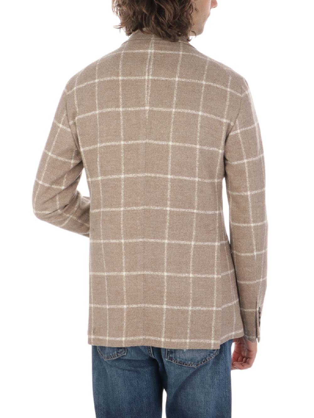 TAGLIATORE Giacca Uomo In Lana E Cashmere A Quadri