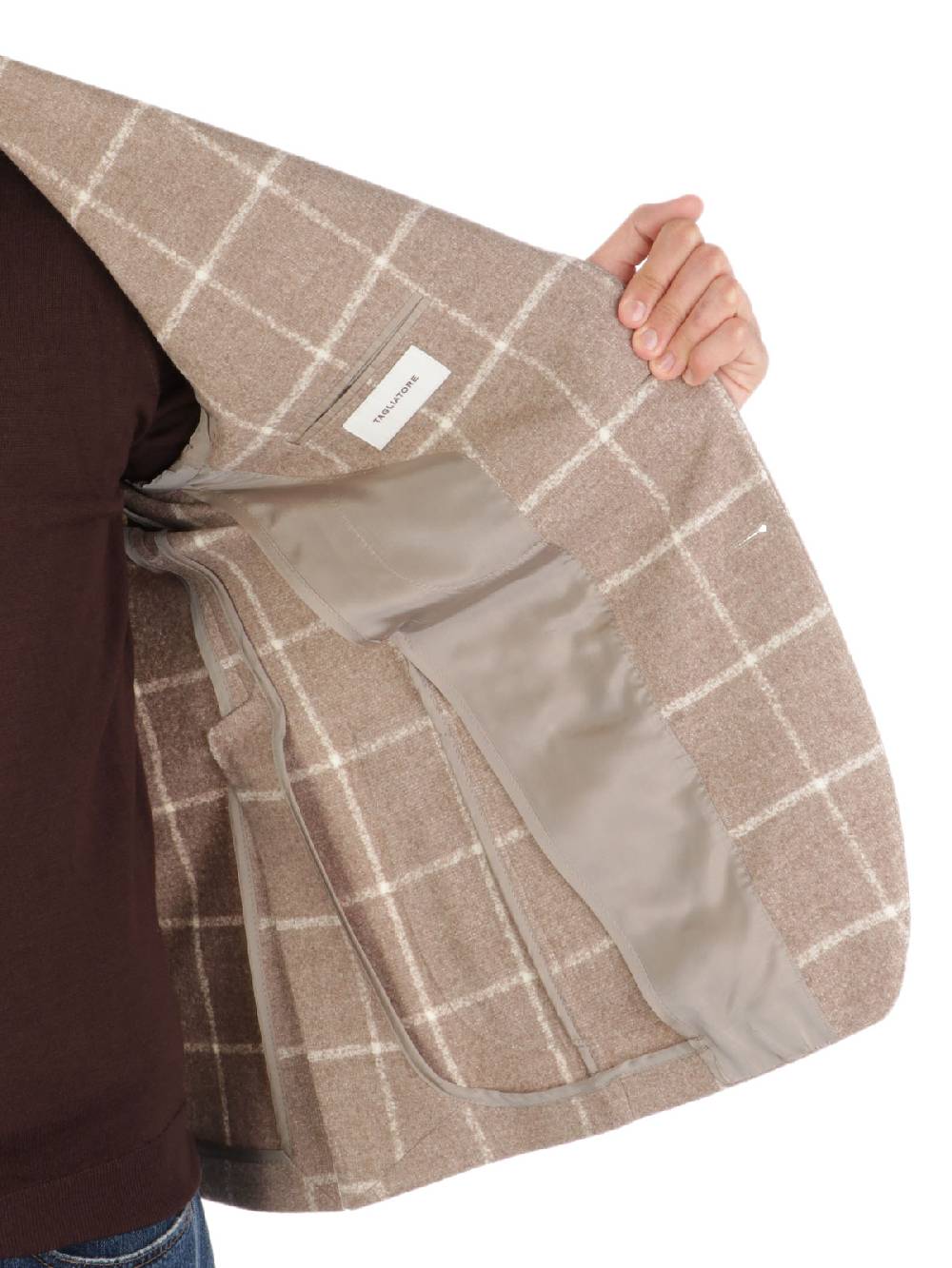 TAGLIATORE Giacca Uomo In Lana E Cashmere A Quadri