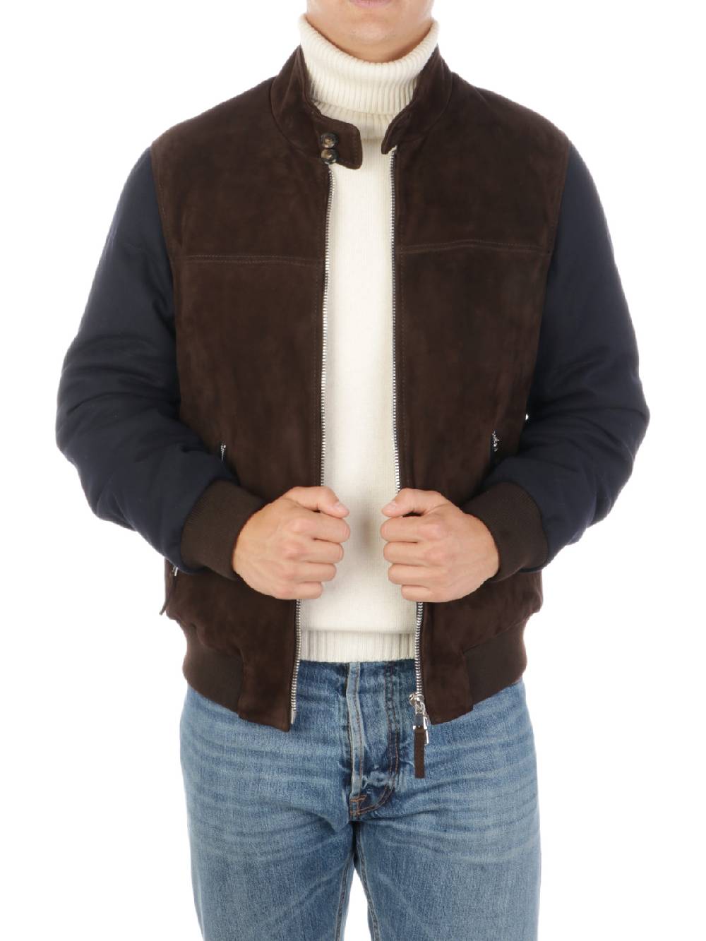 THE JACK LEATHERS Giacca In Suede Uomo Matthias