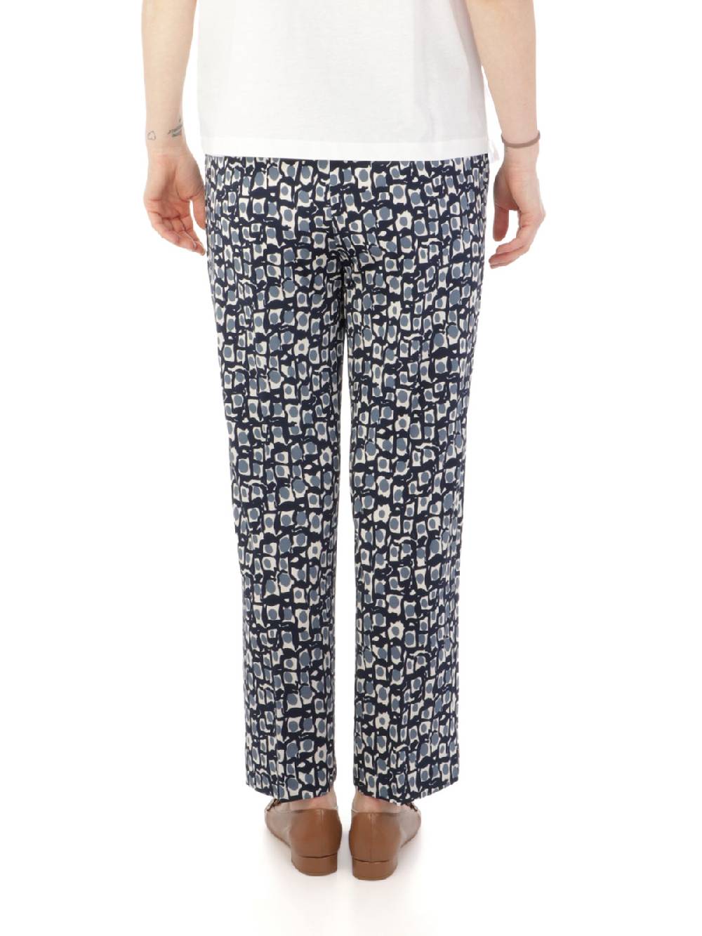 VIA MASINI 80 Pantaloni Donna Fanstasia In Viscosa