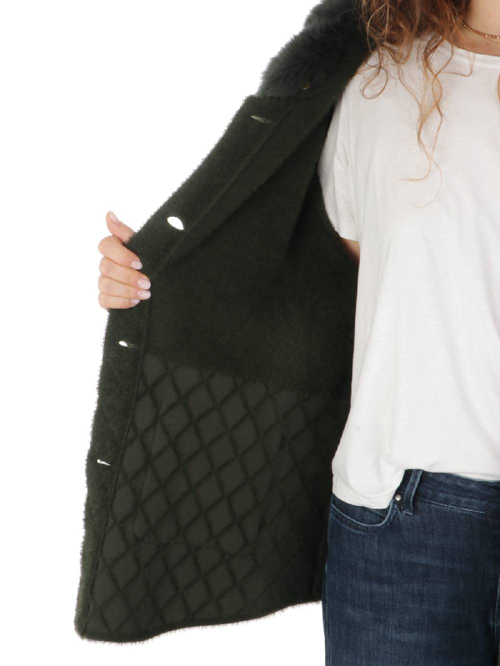 VLAB Giaccone Donna Tina In Ecopelliccia