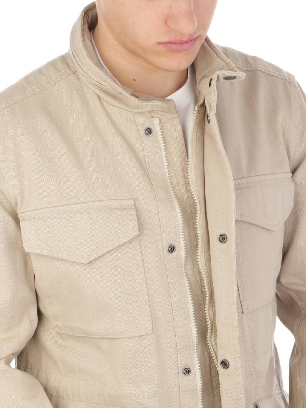 WOOLRICH Giubbotto Uomo Field Jacket In Cotone