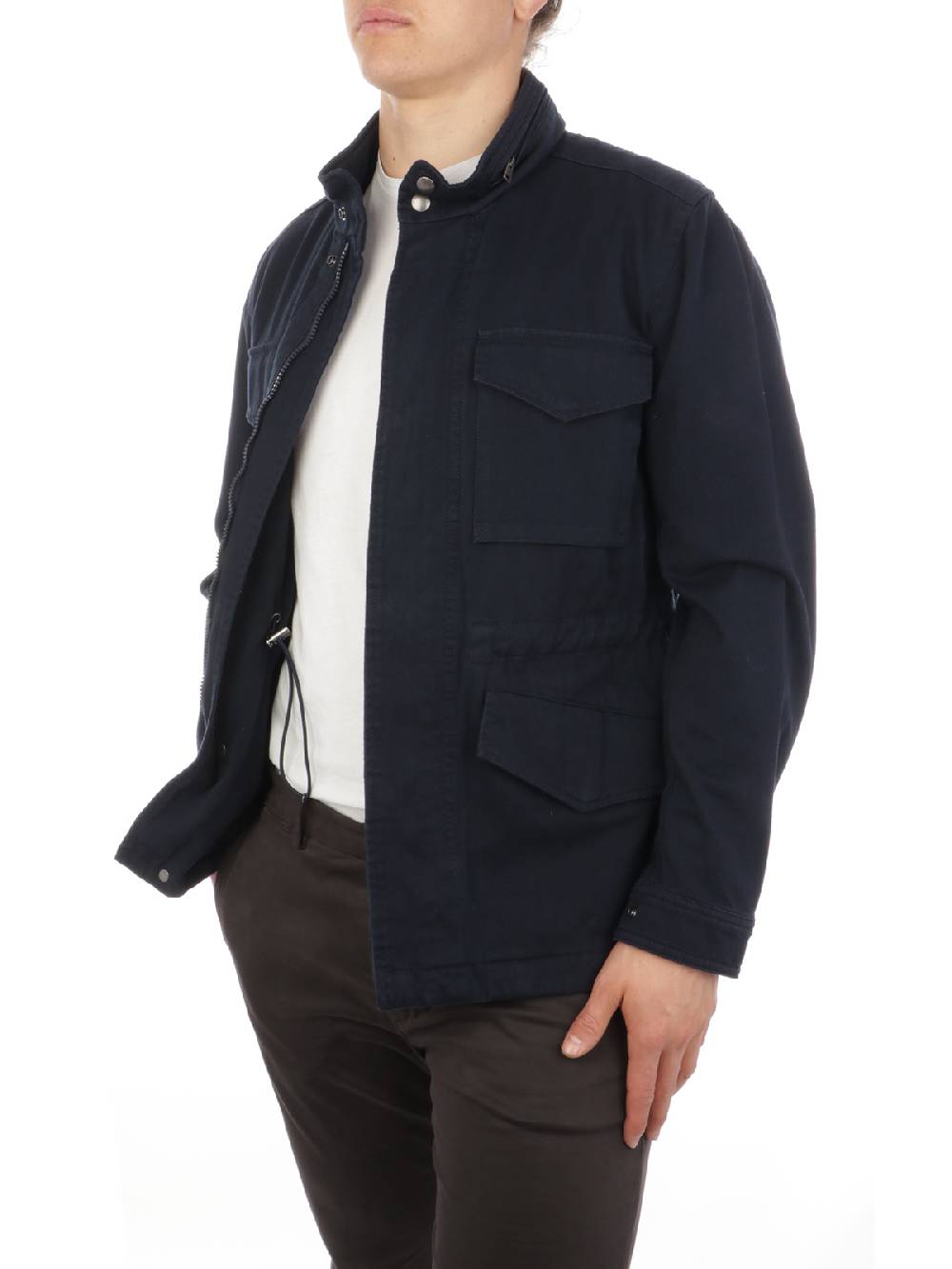 WOOLRICH Giubbotto Uomo Field Jacket in Cotone