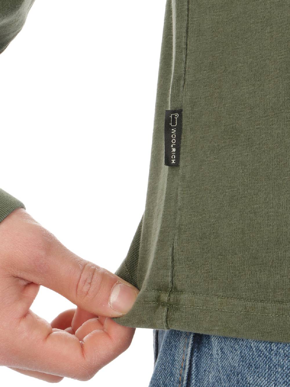 Woolrich Jersey Faded Long Sleeves Tee