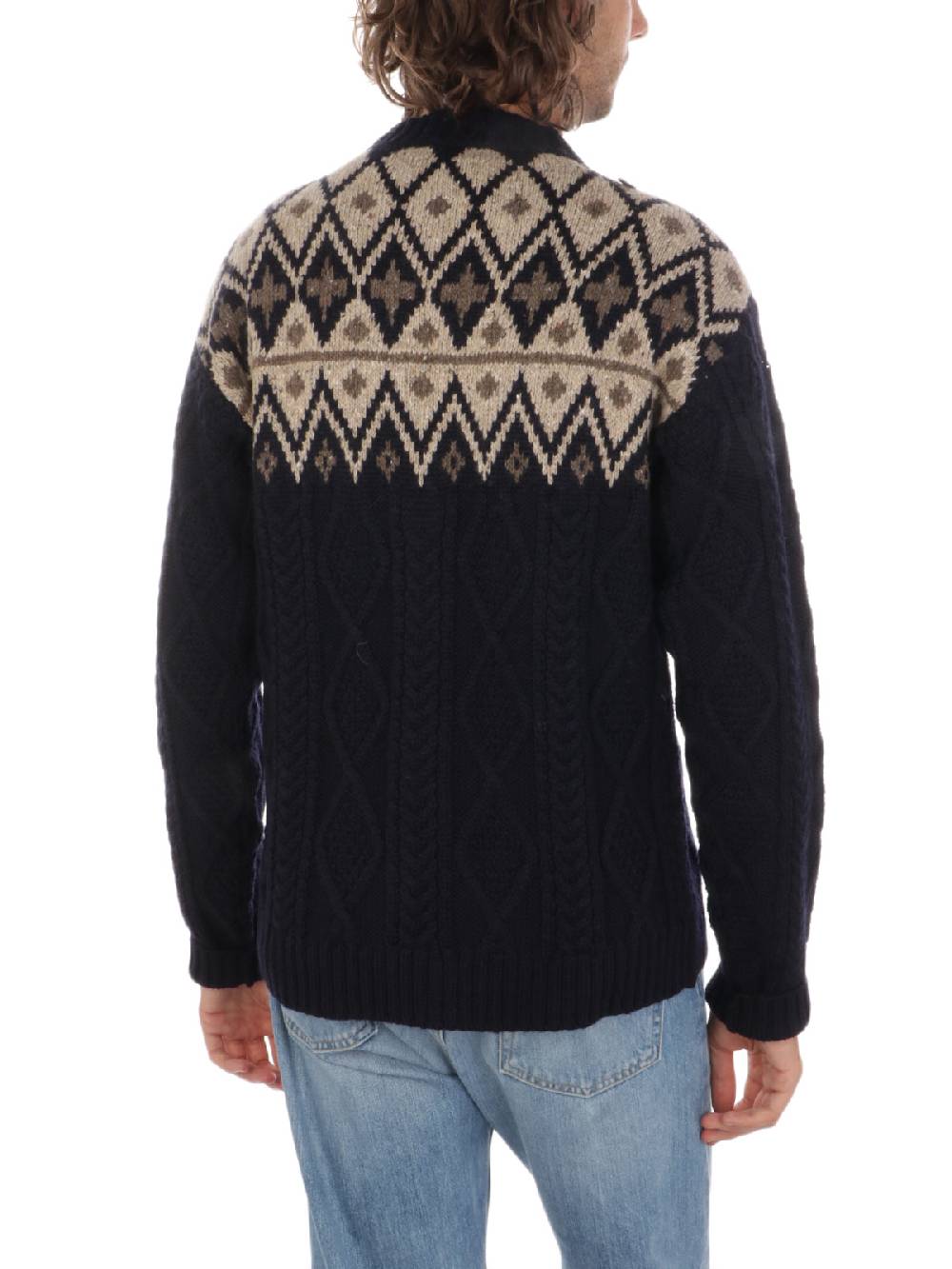 WOOLRICH Pullover Uomo Fair Isle In Lana