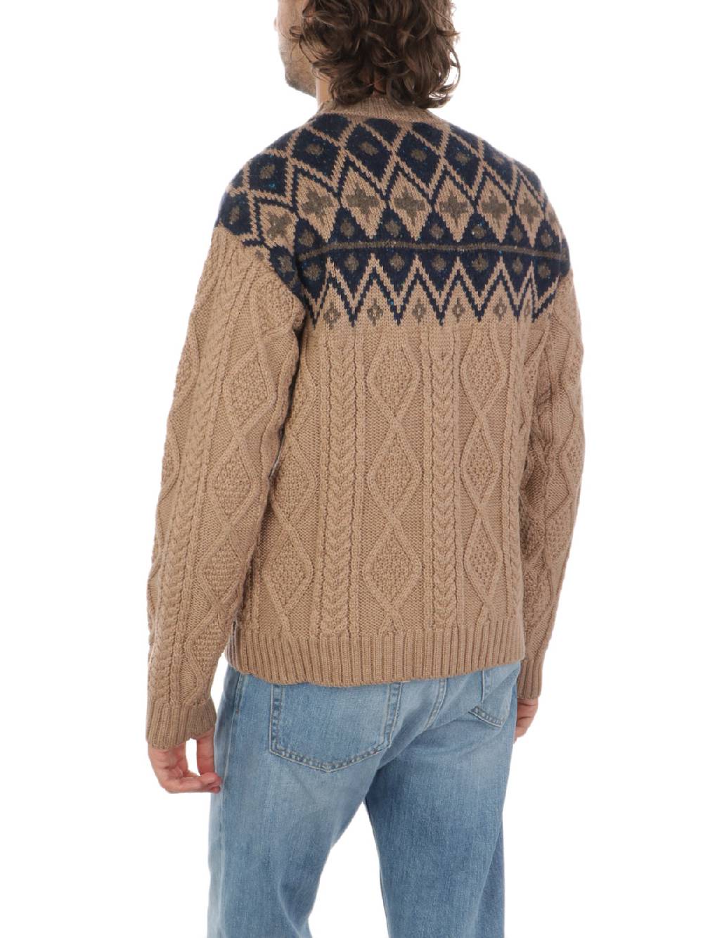 WOOLRICH Pullover Uomo Fair Isle In Lana
