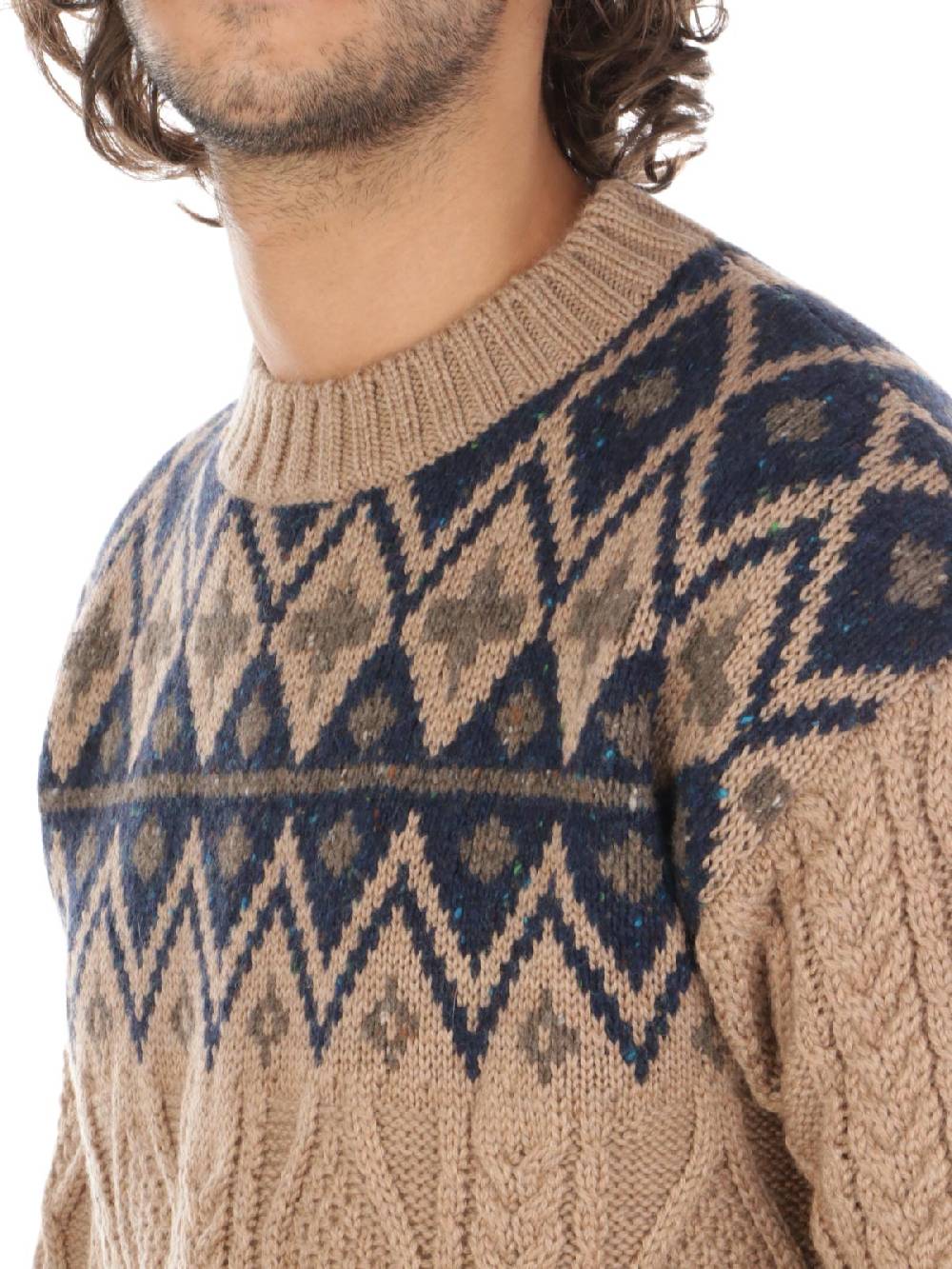 WOOLRICH Pullover Uomo Fair Isle In Lana