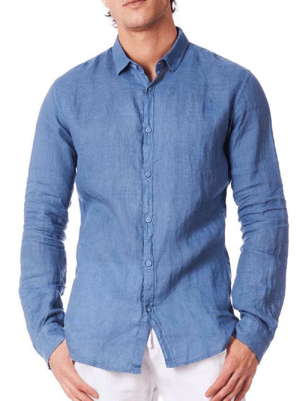 ZEYBRA Camicia Uomo In Lino