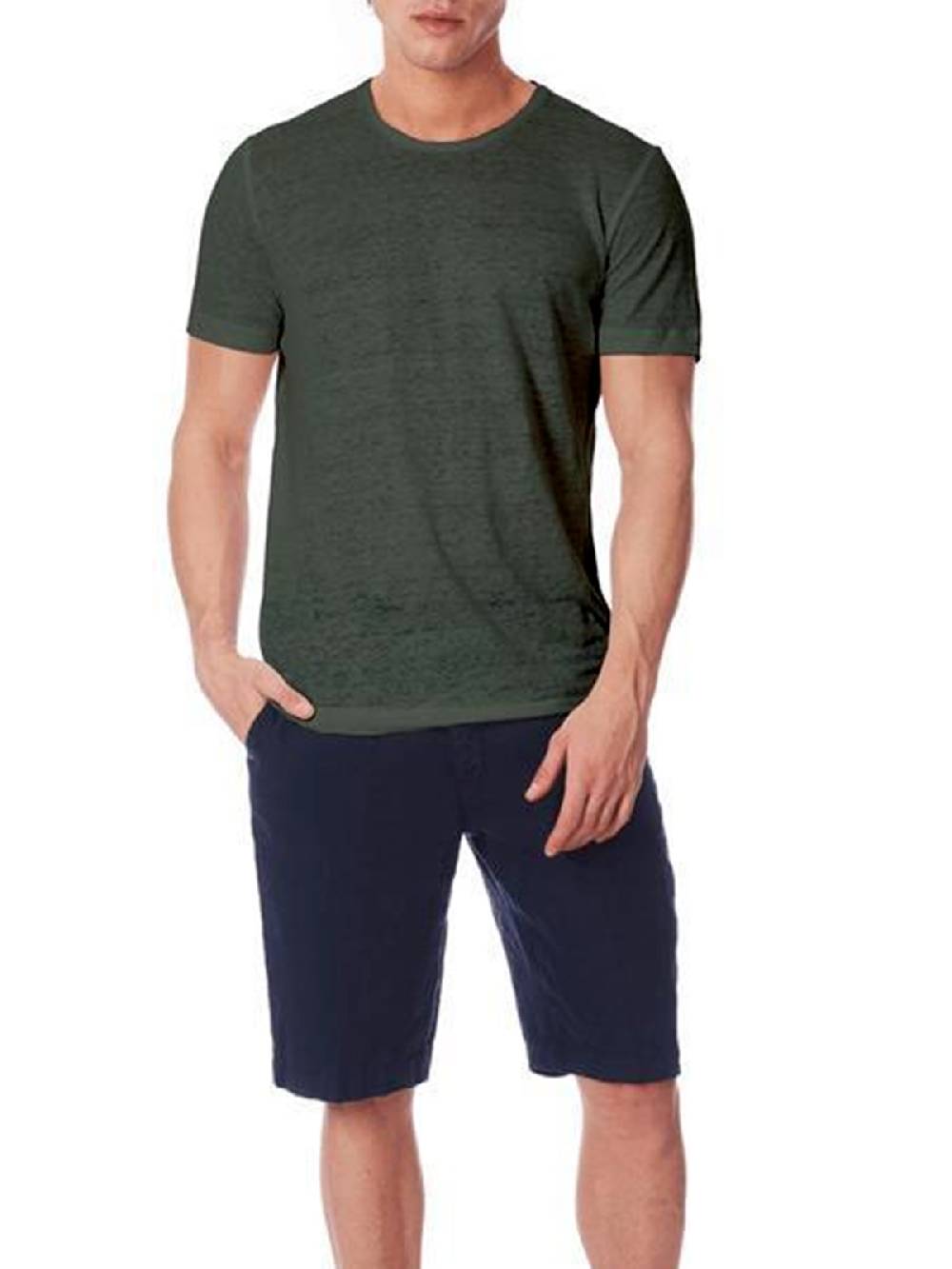 ZEYBRA T-shirt Uomo In Lino