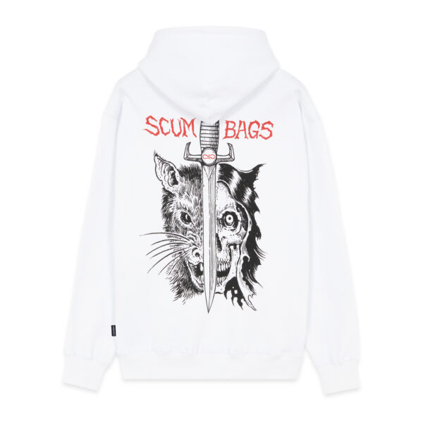Propaganda Bags Hoodie – White