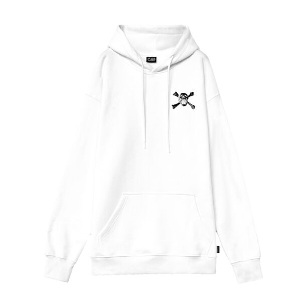 Propaganda Burial Hoodie – White