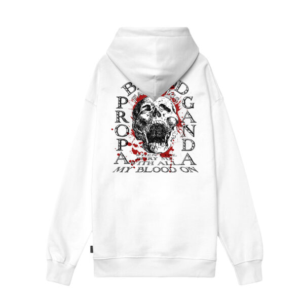 Propaganda Burial Hoodie – White