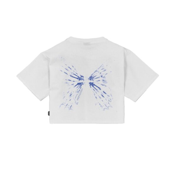 Propaganda Butterfly Bones Croptop Tee – White