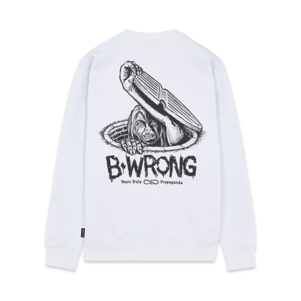 Propaganda Bwrong Crewneck – White