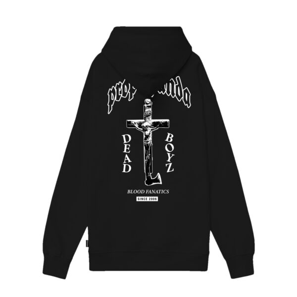 Propaganda Crucifix Hoodie – Black