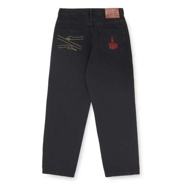 Propaganda Denim Baseball Pants – Black