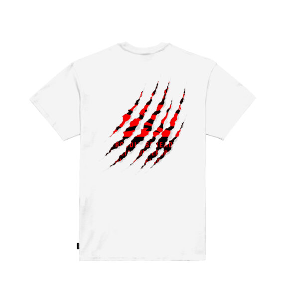 Propaganda Label Tear Tee – White