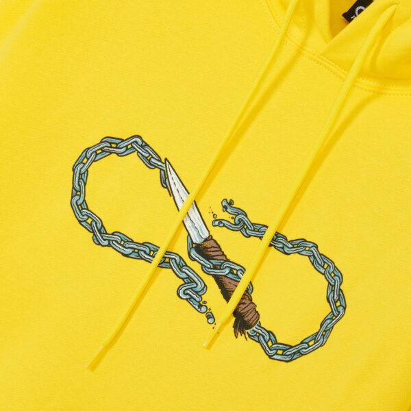 Propaganda Logo Chain Hoodie – Yellow