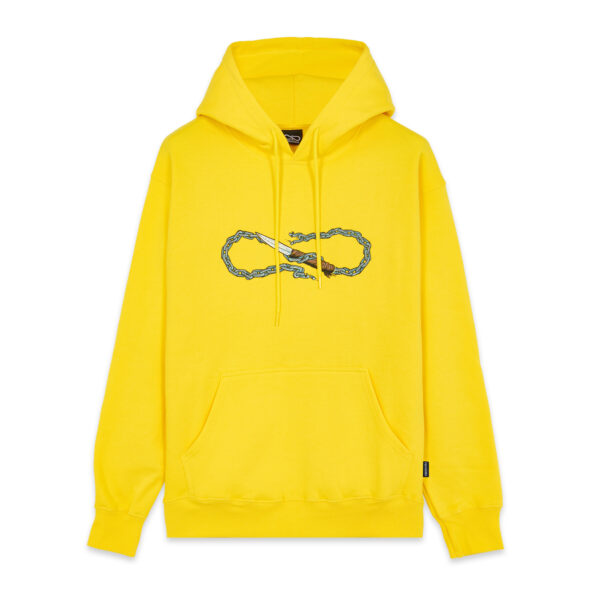 Propaganda Logo Chain Hoodie – Yellow