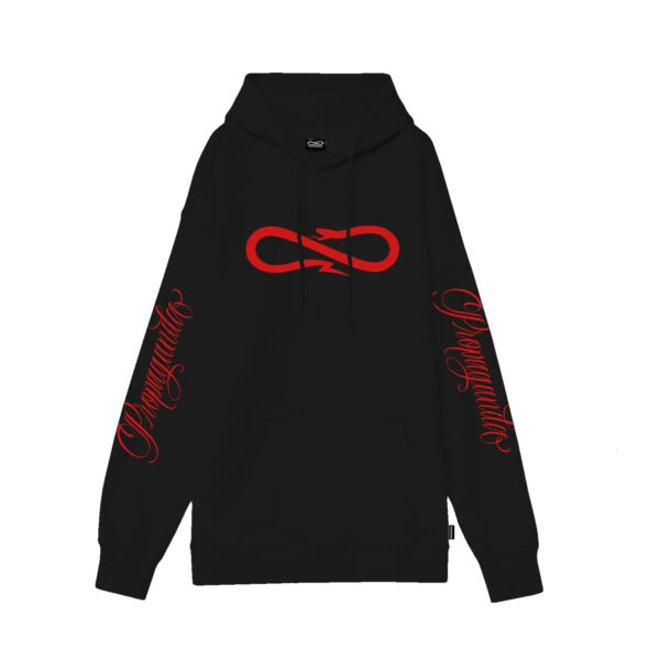 Propaganda Logo Demon Hoodie – Black