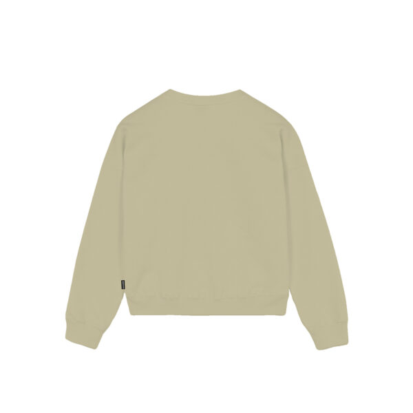 Propaganda Logo Embrodery Woman Crewneck – Gravel