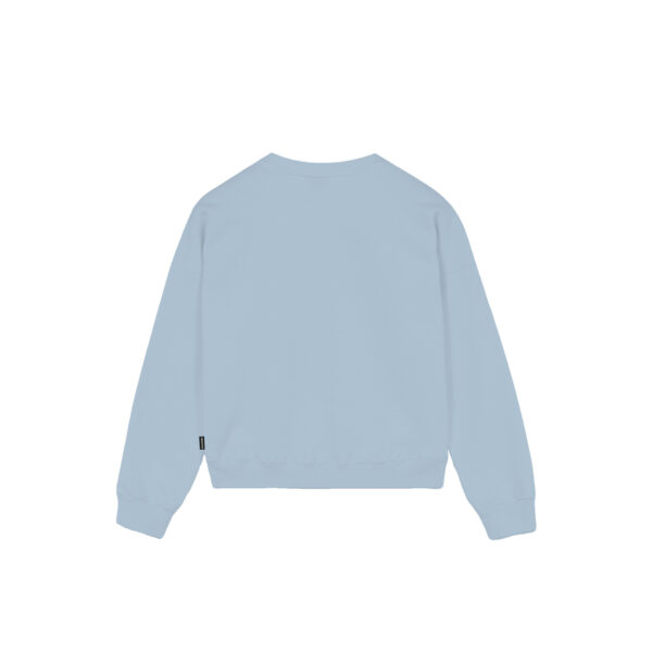 Propaganda Logo Embrodery Woman Crewneck – Sky