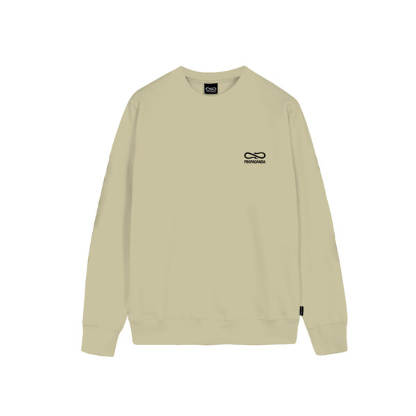 Propaganda Logo Embroidery Crewneck – Gravel