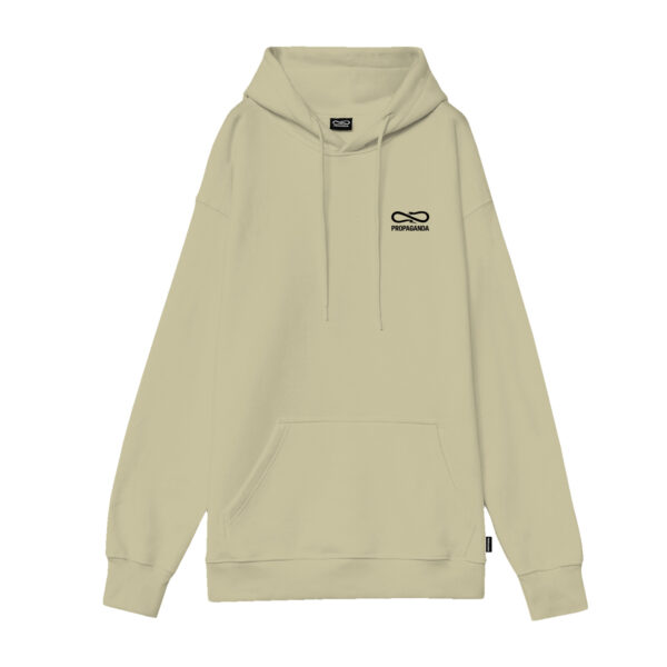 Propaganda Logo Embroidery Hoodie – Gravel