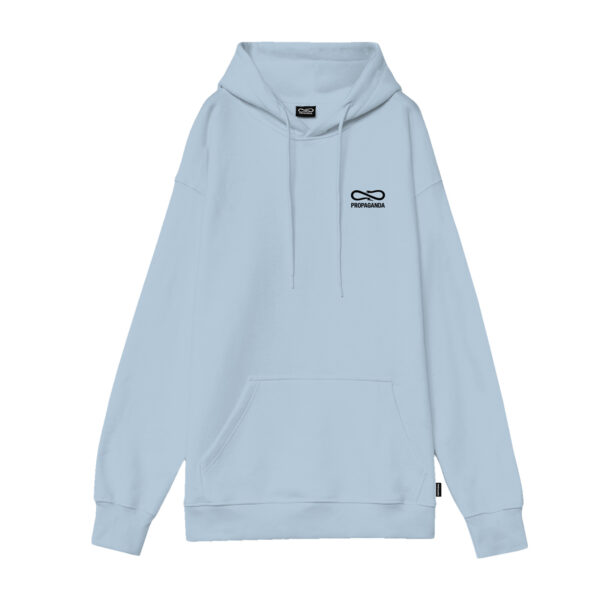Propaganda Logo Embroidery Hoodie – Sky