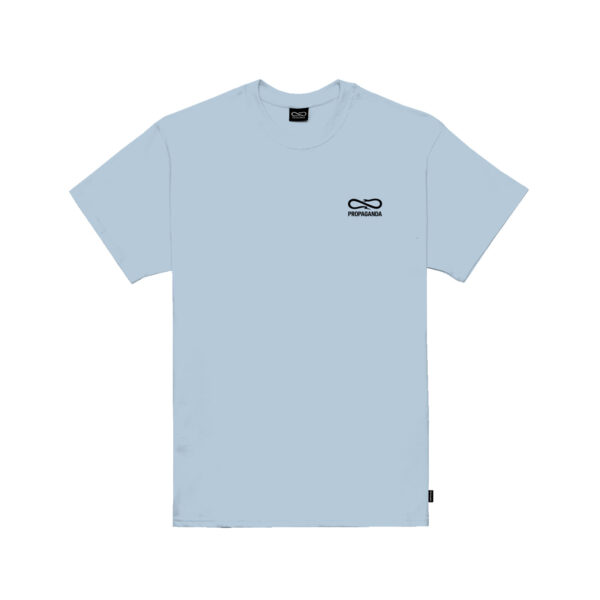 Propaganda Logo Embroidery Tee – Sky