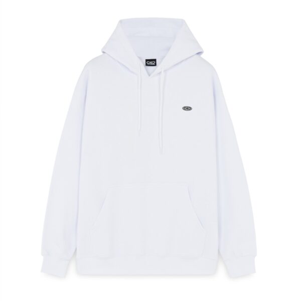 Propaganda Logo Oval Hoodie – White