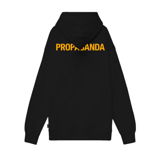 Propaganda Logo Steel Hoodie – Black