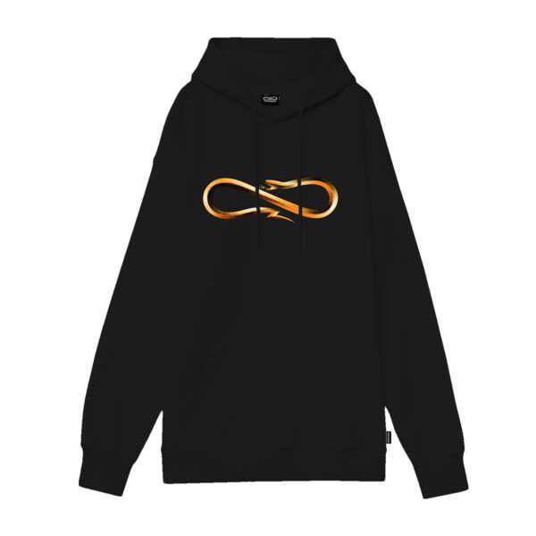 Propaganda Logo Steel Hoodie – Black