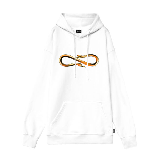 Propaganda Logo Steel Hoodie – White