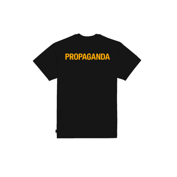 Propaganda Logo Steel Tee – Black