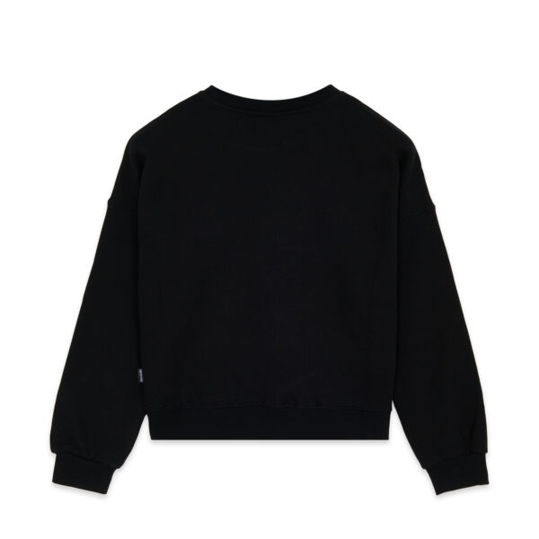 Propaganda Logo Woman Crewneck – Black