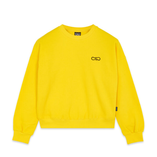 Propaganda Logo Woman Crewneck – Yellow