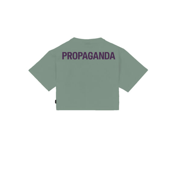Propaganda Logo Woman Crop Top Tee – Iceberg