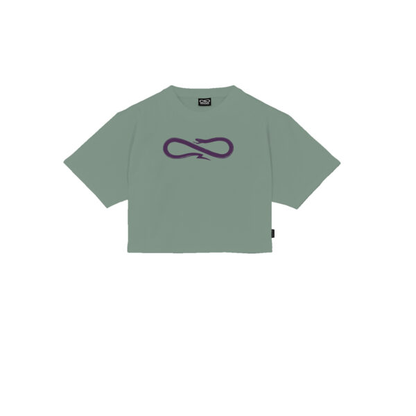 Propaganda Logo Woman Crop Top Tee – Iceberg