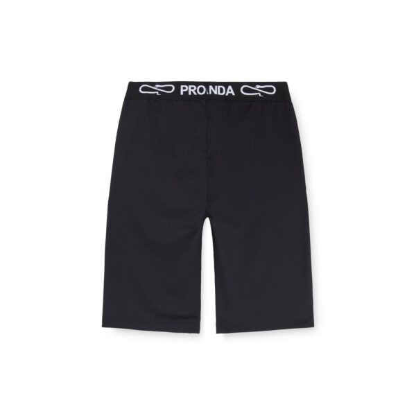 Propaganda Logo Woman Leggings Short – Black