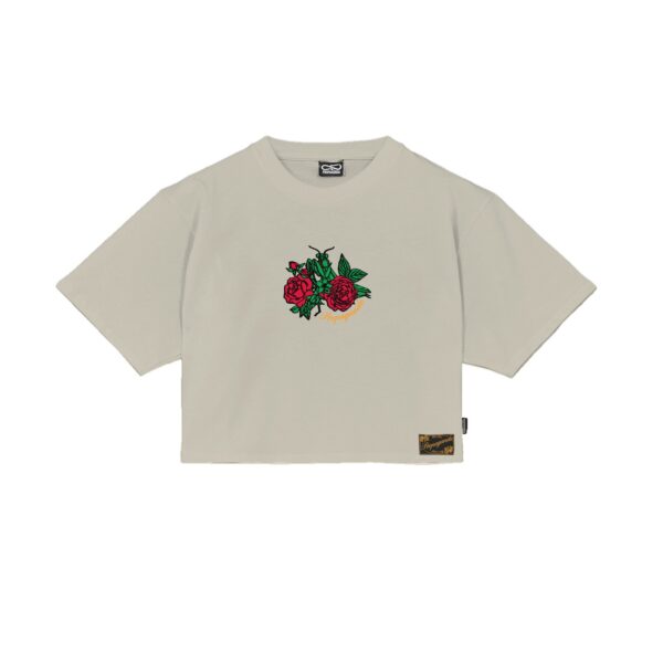 Propaganda Mantis Croptop Tee – Bone