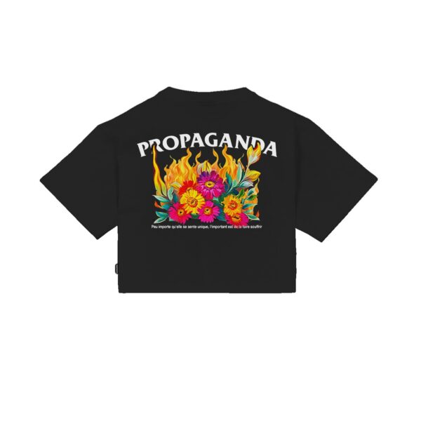 Propaganda Pyromantics Croptop Tee – Black