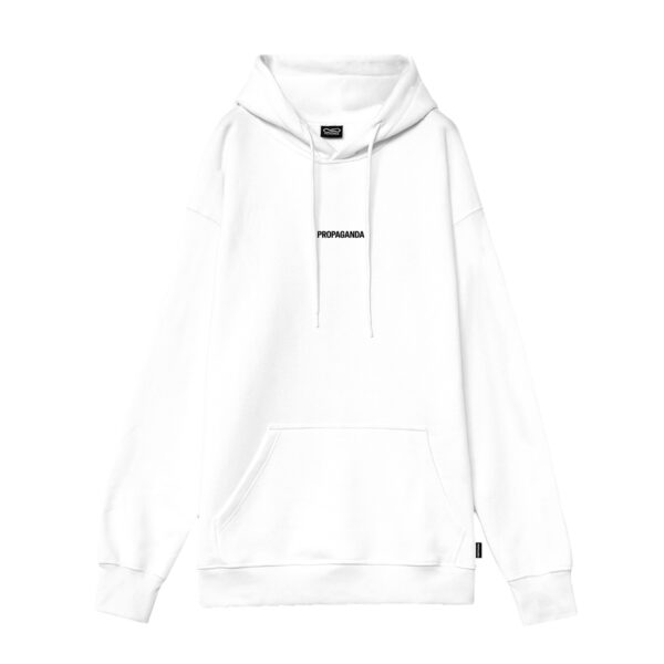 Propaganda Ribs Classic Hoodie – White
